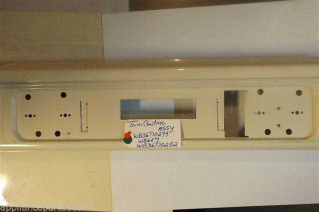 GE STOVE WB36T10274 WB6K7 WB36T10252 Trim Control used part GE STOVE WB36T10274 WB6K7 WB36T10252 Trim Control used part